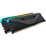 Corsair 32 GB DDR4-3600 Kit werkgeheugen Zwart, CMN32GX4M2Z3600C16, Vengeance RGB RT, XMP 2.0