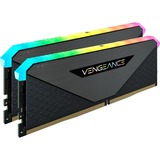 Corsair 32 GB DDR4-3600 Kit werkgeheugen Zwart, CMN32GX4M2Z3600C16, Vengeance RGB RT, XMP 2.0