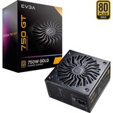 EVGA SuperNOVA 750 GT, 750 Watt voeding Zwart, 4x PCIe, Kabel-management