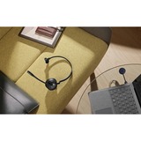 Jabra Engage 55 UC on-ear headset Zwart, Stereo