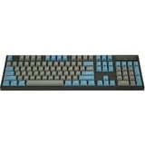 Leopold FC900RBTN/EGBPD, gaming toetsenbord Grijs/blauw, US lay-out, Cherry MX Brown, Fullsize, PBT Double Shot, Bluetooth 5.1