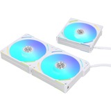 Lian Li UNI FAN AL120 V2 Triple Pack case fan Wit, 4-pins PWM fan-connector, RGB leds