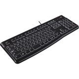 Logitech Keyboard K120 for business Zwart, EU lay-out (QWERTY), Rubberdome, 100%