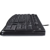 Logitech Keyboard K120 for business, toetsenbord Zwart, EU lay-out (QWERTY), Rubberdome, Retail