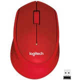 Logitech M330 SILENT PLUS laptop muis Rood, 1000 dpi