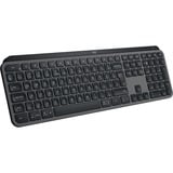 Logitech MX Keys S Wireless toetsenbord Donkergrijs, BE lay-out (AZERTY), Membraan, 100%, Witte leds