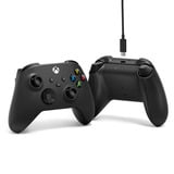 Microsoft Xbox Wireless Controller + USB-C kabel Zwart, Incl. USB-C-kabel | Pc, Xbox One, Xbox Series X, Xbox Series S