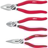 Wiha Tangenset Classic Rood, combinatie-, punt-, zijkniptang 3-delig