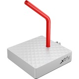 Xtrfy B4 Bungee Retro kabelmanagement Lichtgrijs/rood