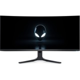 Alienware AW3423DWF 34.2" Curved UltraWide gaming monitor Zwart, 1x HDMI, 2x DisplayPort, USB-A 3.2, USB-B 3.2, 165 Hz