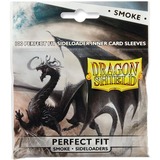 Asmodee Dragon Shield Perfect Fit Sideloader - Smoke sleeve Grijs, 100 stuks