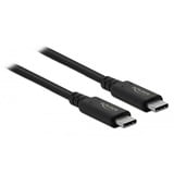 DeLOCK USB4 Gen 2x2 kabel Zwart, 2 meter