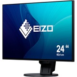 EIZO FlexScan EV2451-BK 23.8" monitor Zwart, HDMI, DisplayPort, VGA, DVI-D, 2x USB-A 3.2 (5 Gbit/s), USB-B 3.0