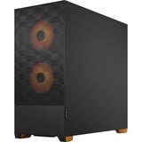 Fractal Design Pop Air RGB Orange Core TG Clear Tint midi tower behuizing Zwart/oranje | 2x USB-A | RGB | Window