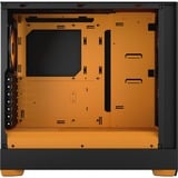 Fractal Design Pop Air RGB Orange Core TG Clear Tint midi tower behuizing Zwart/oranje | 2x USB-A | RGB | Window