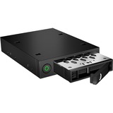 ICY BOX IB-2212U2 wisselframe Zwart, U.2 NVMe, SATA, SAS