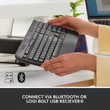 Logitech Signature K650 Wireless Comfort toetsenbord Grafiet, US-International lay-out (QWERTY), 100%