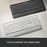 Logitech Signature K650 Wireless Comfort toetsenbord Grafiet, US-International lay-out (QWERTY), 100%