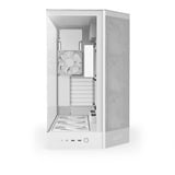 NZXT H9 Flow RGB+ midi tower behuizing Wit (mat) | 2x USB-A | 1x USB-C | RGB | Tempered Glass