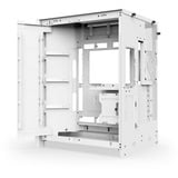 NZXT H9 Flow RGB+ midi tower behuizing Wit (mat) | 2x USB-A | 1x USB-C | RGB | Tempered Glass