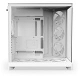 NZXT H9 Flow RGB+ midi tower behuizing Wit (mat) | 2x USB-A | 1x USB-C | RGB | Tempered Glass