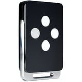 Niko Home Control Mini RF-handzender met 1 kanaal afstandsbediening Zwart/zilver