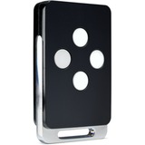 Niko Mini RF-handzender met 1 kanaal afstandsbediening Zwart/zilver