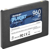 Patriot Burst, 960 GB SSD Zwart, PBU960GS25SSDR, SATA III