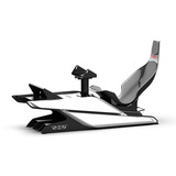 Res-Tech X1 Cockpit racing simulator Zwart/hoogglans wit