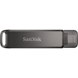 SanDisk iXpand Luxe 256 GB usb-stick Zwart, USB Type-C, Apple Lightning Connector