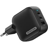 Sitecom 70W GaN Power Delivery wandoplader Zwart