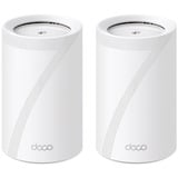TP-Link Deco BE65 WiFi 7 Mesh Tri-Band 2-Pack mesh router Wit, 2 stuks