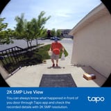 TP-Link Tapo D235 deurbel Zwart