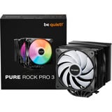 be quiet! Pure Rock Pro 3 LX Black RGB CPU-koeler Zwart