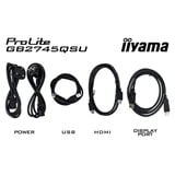 iiyama G-Master Black Hawk GB2745QSU-B2 27" gaming monitor Zwart, 100Hz, HDMI, DisplayPort, USB, Audio, Adaptive Sync