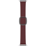 Apple Granaatsteenrood bandje, moderne gesp (40 mm) - Large horlogeband Donkerrood