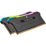 Corsair 32 GB DDR4-3600 Kit werkgeheugen Zwart, CMH32GX4M2D3600C18, Vengeance RGB PRO SL, XMP 2.0