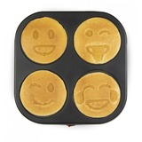 Domo Pannenkoekenplaat Emoji pannenkoekmaker Zwart