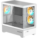 GIGABYTE C201 PANORAMIC ICE midi tower behuizing Wit | 2x USB-A | RGB | Window