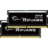 G.Skill Ripjaws 32 GB DDR5-5200 (2x 16 GB) laptopgeheugen Zwart, F5-5200S3838A16GX2-RS, SO-DIMM, XMP 3.0