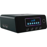 ICY BOX 240W GaN oplaadstation Zwart