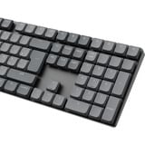 Keychron K5 Max-H3Z, toetsenbord Grijs/zwart, BE Lay-out, Gateron Low Profile 2.0 Mechanical Brown, RGB leds, Double-shot PBT, Hot-swappable, Bluetooth, 2.4GHz