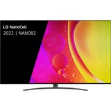 LG 55NANO826QB 55" Ultra HD nano cell-tv Grijs, 4x HDMI, 2x USB, Optisch, CI+, Bluetooth, LAN, WLAN, HDR