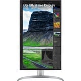 LG UltraFine 27UQ850V-W 27" 4K UHD monitor Wit/zilver, 2x HDMI, 1x DisplayPort, 2x USB-A, USB-B, USB-C