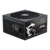 MSI MAG A1200PLS PCIE5 modulaire 1200 watt voeding  Zwart, 1x 12V-2x6, 4x PCIe, 1x 12V-2x6, 4x PCIe
