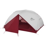 MSR Elixir 3 Backpacking Tent Lichtgrijs/rood