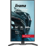iiyama G-Master Red Eagle GB2471HSU-B1 23.8" gaming monitor Zwart, 240Hz, HDMI, DisplayPort, Audio, USB-C, NVIDIA G-Sync