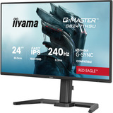 iiyama G-Master Red Eagle GB2471HSU-B1 23.8" gaming monitor Zwart, 240Hz, HDMI, DisplayPort, Audio, USB-C, NVIDIA G-Sync