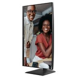 AOC U27E4CV 27" 4K Ultra HD monitor Zwart, 1x DisplayPort, 2x HDMI, 1x USB-C, 4x USB-A, 1x RJ-45