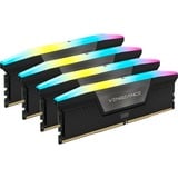 Corsair 192 GB DDR5-5200 Quad-Kit werkgeheugen Zwart, CMH192GX5M4B5200C38, Vengeance RGB, XMP